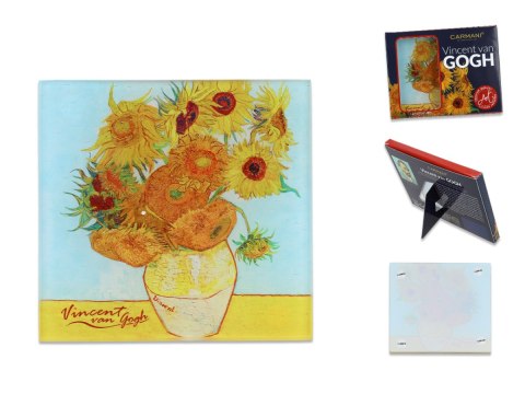 CARM. 195-0101 PODKŁADKA SZKLANA VAN GOGH SŁON.