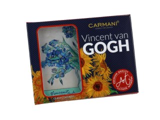 CARM. 195-0102 PODKŁADKA SZKLANA VAN GOGH IRYSY