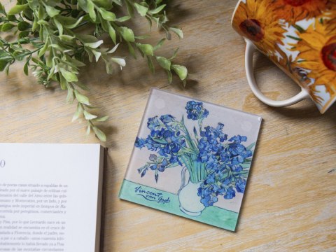 CARM. 195-0102 PODKŁADKA SZKLANA VAN GOGH IRYSY
