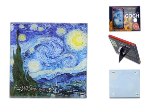 CARM. 195-0105 PODKŁADKA SZKLANA VAN GOGH GWIAŹDZ.
