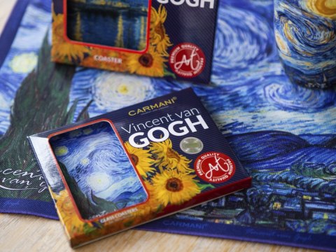CARM. 195-0105 PODKŁADKA SZKLANA VAN GOGH GWIAŹDZ.