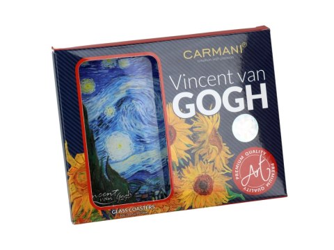 CARM. 195-0105 PODKŁADKA SZKLANA VAN GOGH GWIAŹDZ.