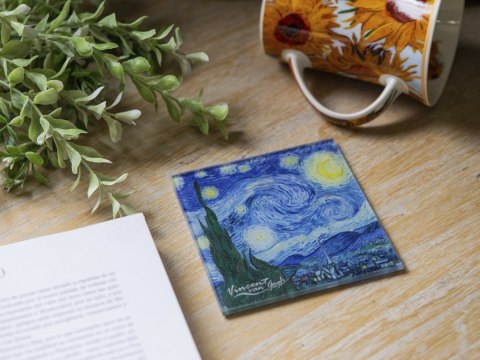 CARM. 195-0105 PODKŁADKA SZKLANA VAN GOGH GWIAŹDZ.