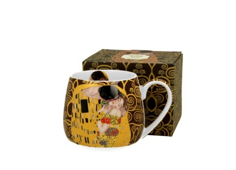 DUO KUBEK BARYŁKA 430 ML KLIMT KISS BROWN K.3373