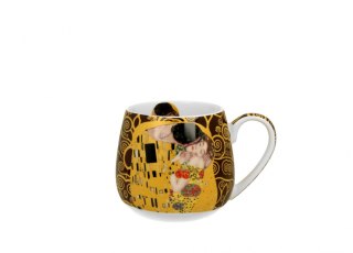 DUO KUBEK BARYŁKA 430 ML KLIMT KISS BROWN K.3373