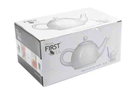 FIRST TEA DZBANEK DO HERBATY CERAM. BIAŁY K.0544