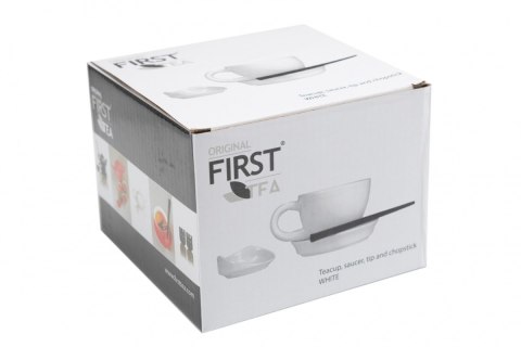 FIRST TEA FILIŻANKA SPOD. I MIESZ. BIAŁA K.0513 PR