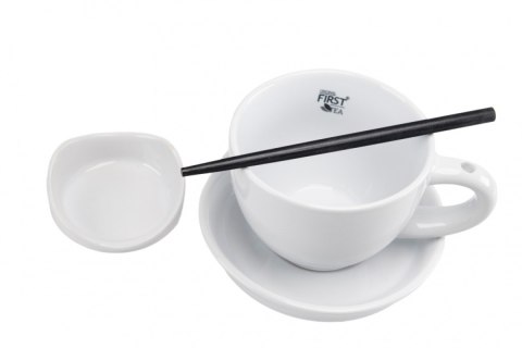 FIRST TEA FILIŻANKA SPOD. I MIESZ. BIAŁA K.0513 PR