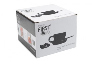 FIRST TEA FILIŻANKA ZE SPOD. MIESZ. CZARNA K.0506