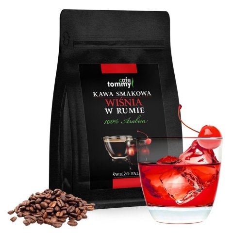 KAWA SMAKOWA WIŚNIA W RUMIE 250G