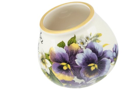 MIER. KUBEK ŚREDNI DO YERBA MATE BRATKI FIOLET