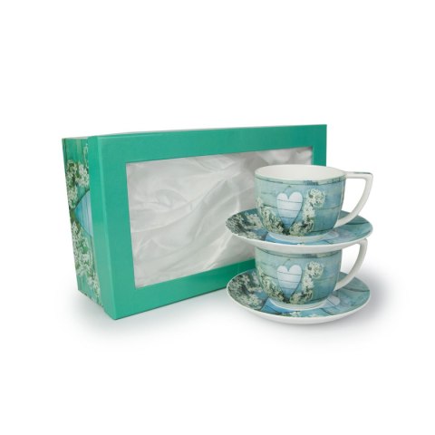 AX 444-794 KPL 2 FILIŻANKI 220ML SERCE TURKUS