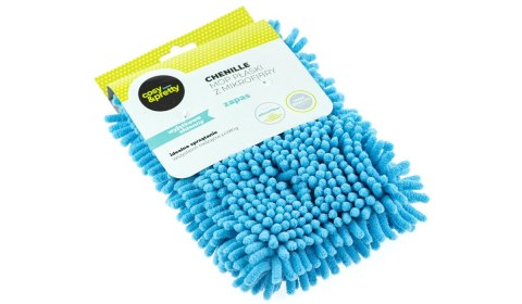 C&P-0528 MOP KOŃCÓWKA ZAPAS CHENILLE NIEBIESKI