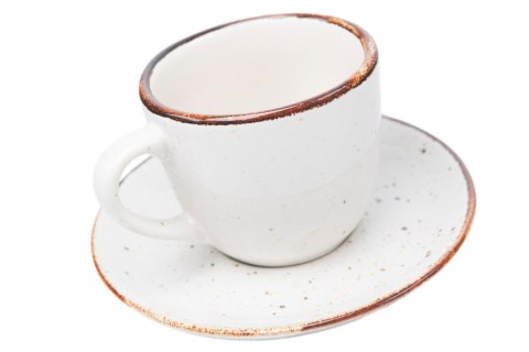 KERA FILIŻANKA 0,2L + SPODEK BEL RUSTIC KREM