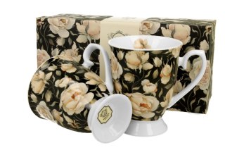 KPL 2 KUBKÓW ROYAL ENGLISH ROSES BLACK K.4868