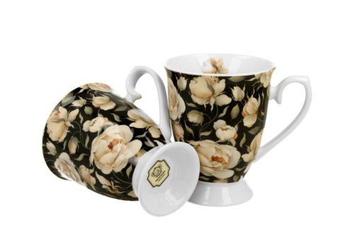 KPL 2 KUBKÓW ROYAL ENGLISH ROSES BLACK K.4868