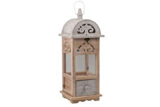 LAMPION 5044 SZARY ROZM. L 50 CM