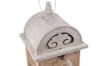 LAMPION 5044 SZARY ROZM. L 50 CM