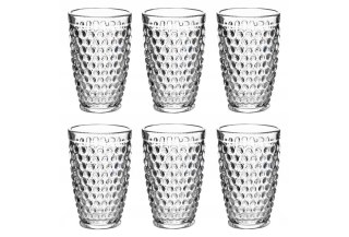 SPR HTID8931 ELISE DOTS KPL 6 SZKLANEK 380ML
