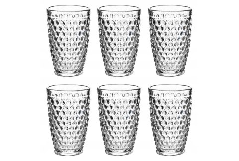 SPR HTID8931 ELISE DOTS KPL 6 SZKLANEK 380ML