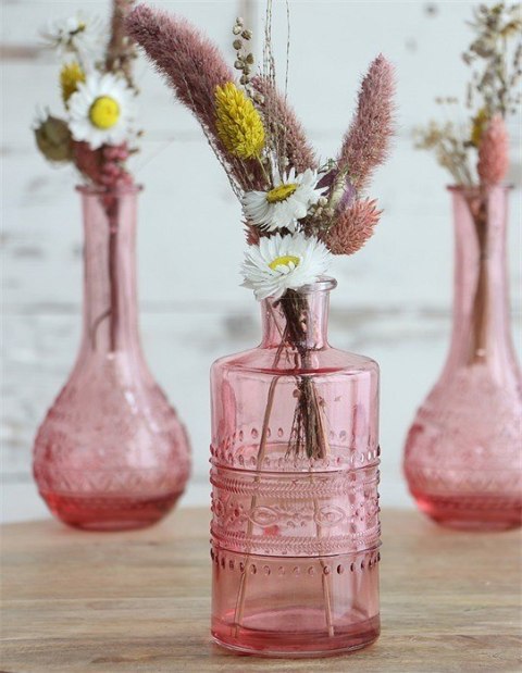 29741 PORTO SOFT PINK BUTELKA 7,5xh14,5 WZ2 KROPKI