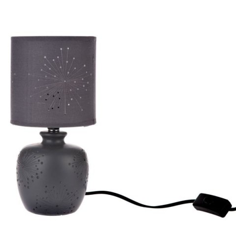 DS LAM4104-S CERAM. LAMPA STOŁOWA SZARA