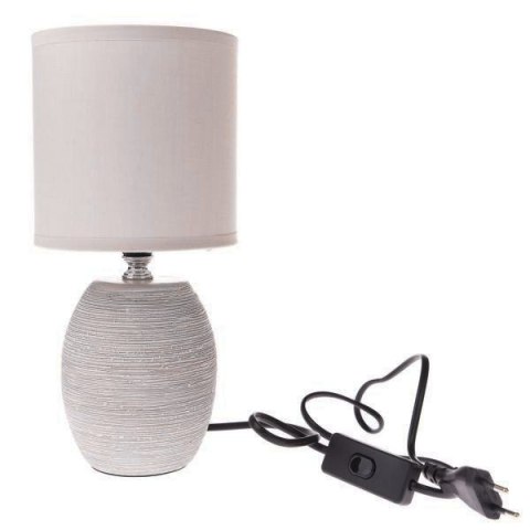 DS LAM513 CERAM. LAMPA STOŁOWA KREMOWA