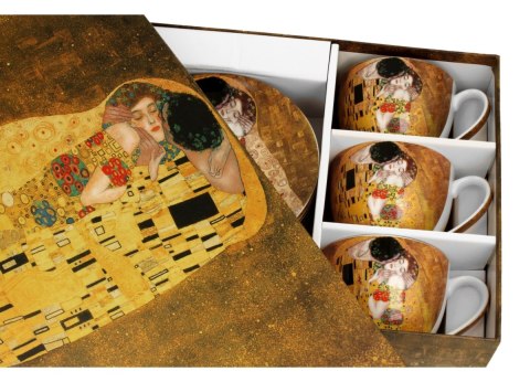 DUO KPL 6 FILIŻANEK ZE SPOD. KLIMT THE KISS K.9698