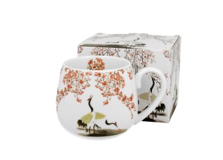 DUO KUBEK BARYŁKA 430ML SAKURA I ŻURAWIE K.2376