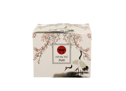 DUO KUBEK BARYŁKA 430ML SAKURA I ŻURAWIE K.2376