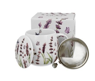 DUO KUBEK ZAPARZACZ BARYŁKA CLASSIC LAVENDER 6504