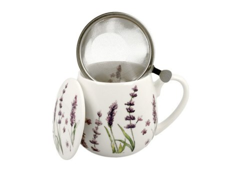 DUO KUBEK ZAPARZACZ BARYŁKA CLASSIC LAVENDER 6504