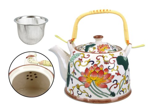 H. 418-5119 CZAJNIK CERAMICZNY Z ZAPARZACZEM