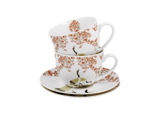 KPL 2 FILIŻANKI 280ML SAKURA I ŻURAWIE K.2390