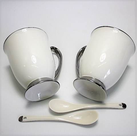PIP W23SV10-06334 KPL 2 KUBKÓW Z ŁYŻECZ. SILVER