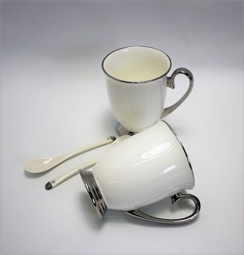 PIP W23SV10-06334 KPL 2 KUBKÓW Z ŁYŻECZ. SILVER
