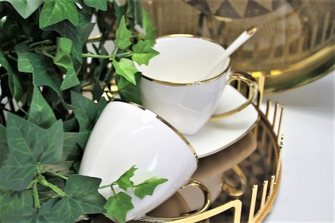 PiP W23GD60-06341 KPL 2 FILIŻANEK ZE SPOD. GOLD