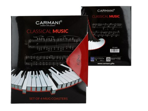 CARM. 022-4005 KPL 4 PODKŁADEK KORK. MUSIC