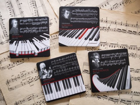 CARM. 022-4005 KPL 4 PODKŁADEK KORK. MUSIC