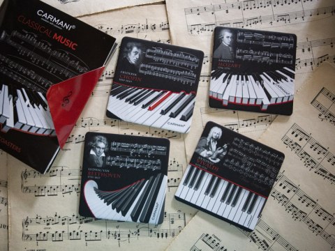 CARM. 022-4005 KPL 4 PODKŁADEK KORK. MUSIC