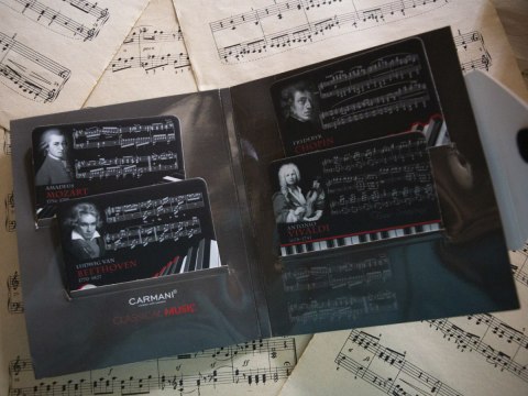 CARM. 022-4005 KPL 4 PODKŁADEK KORK. MUSIC