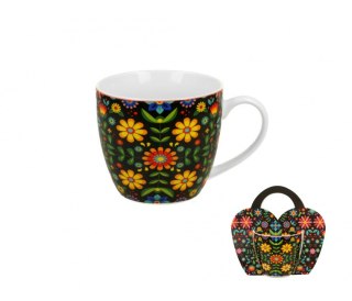 DUO KUBEK 460 ML W KOSZYCZKU MERIDA BLACK K.7074