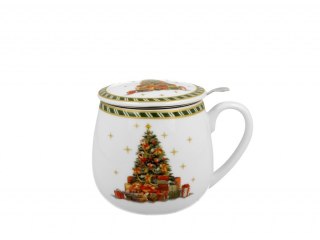 DUO KUBEK BARYŁKA ZAPARZACZ CHRISTMAS TREE K.6329