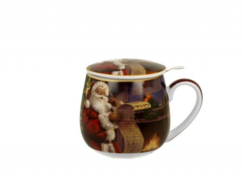 DUO KUBEK BARYŁKA ZAPARZACZ SANTA LETTER K.6022