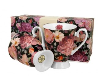KPL 2 KUBKÓW ROYAL SPRING ROSES BLACK K.4837