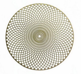 MX HTA9178 MANDY MATA STOŁOWA 38CM MANDALA ZŁOTA