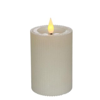 32623 ŚWIECA LED RUSTIC H10CM KREM