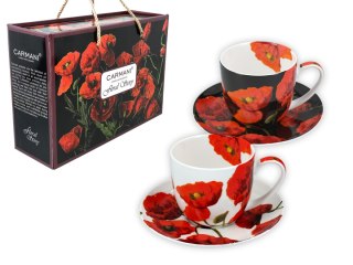 CARM. 840-7103 KPL 2 FILIŻANEK FLORAL STORY MAKI