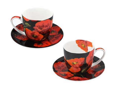 CARM. 840-7103 KPL 2 FILIŻANEK FLORAL STORY MAKI