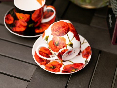CARM. 840-7103 KPL 2 FILIŻANEK FLORAL STORY MAKI